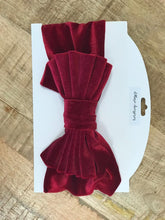 Load image into Gallery viewer, Velvet Big Bow Headband