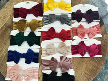 Load image into Gallery viewer, Velvet Big Bow Headband
