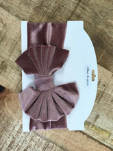 Load image into Gallery viewer, Velvet Big Bow Headband