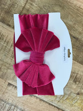 Load image into Gallery viewer, Velvet Big Bow Headband