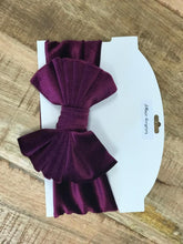 Load image into Gallery viewer, Velvet Big Bow Headband