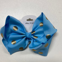 Load image into Gallery viewer, 8” Polka Dot Alligator Clip Bows
