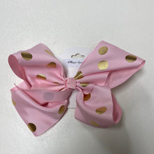 Load image into Gallery viewer, 8” Polka Dot Alligator Clip Bows