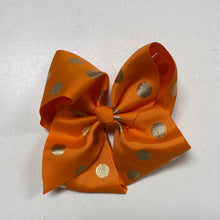 Load image into Gallery viewer, 8” Polka Dot Alligator Clip Bows