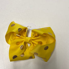 Load image into Gallery viewer, 8” Polka Dot Alligator Clip Bows