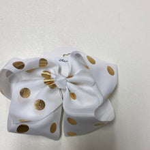 Load image into Gallery viewer, 8” Polka Dot Alligator Clip Bows