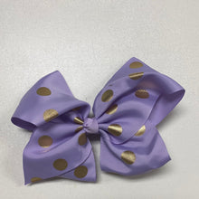 Load image into Gallery viewer, 8” Polka Dot Alligator Clip Bows