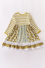 Load image into Gallery viewer, Mustard Floral Dress
