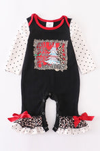 Load image into Gallery viewer, Christmas Tree Ruffle Romper
