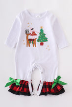 Load image into Gallery viewer, Christmas Eve Ruffle Romper
