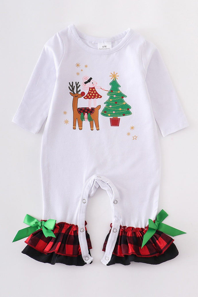 Christmas Eve Ruffle Romper