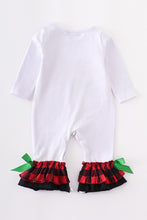 Load image into Gallery viewer, Christmas Eve Ruffle Romper

