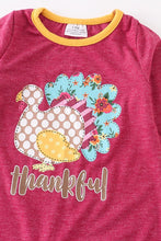 Load image into Gallery viewer, Turkey Ruffle Romper
