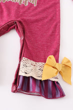 Load image into Gallery viewer, Turkey Ruffle Romper
