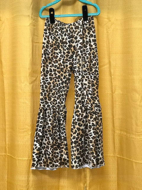 Leopard Bell Bottoms