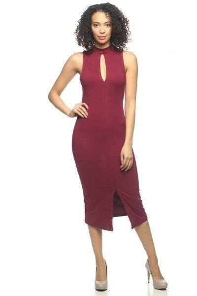 Sleeveless Fitted Dress