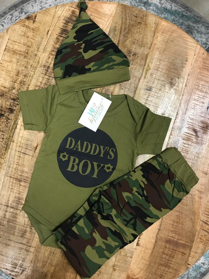 Daddy's Boy Set w/hat