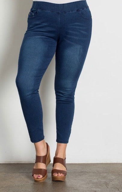 High Waist Jeggings (Plus)