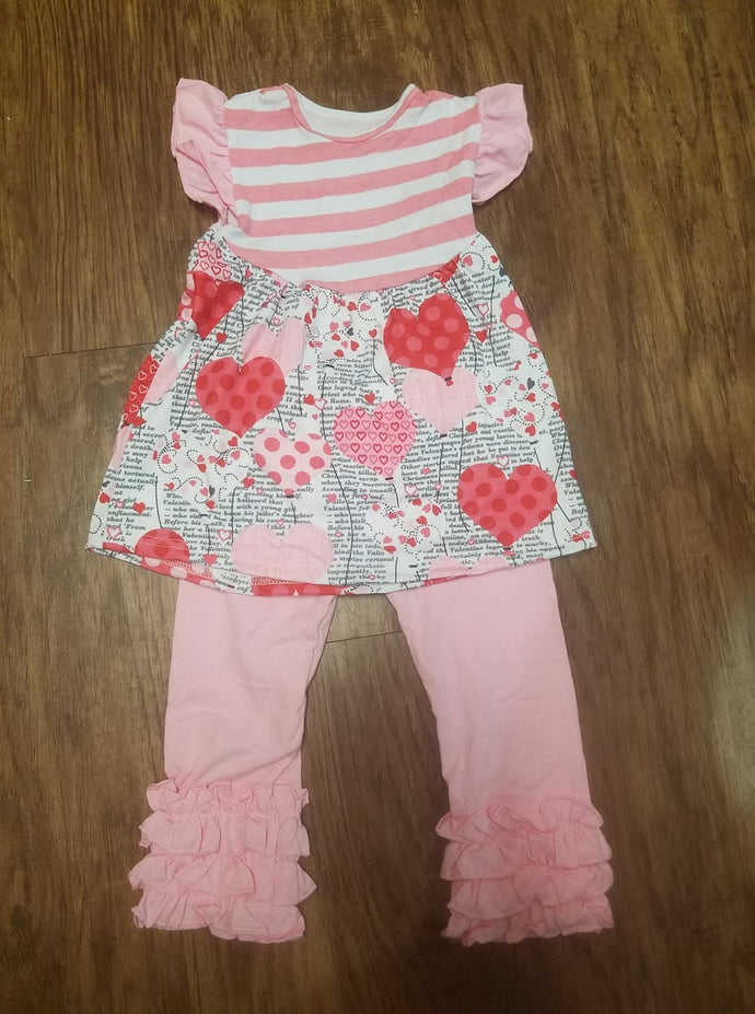 Valentines Ruffle Set