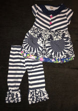 Load image into Gallery viewer, Navy Ruffle Set
