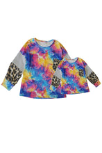 Load image into Gallery viewer, Tie Dye Leopard Long Sleeve
