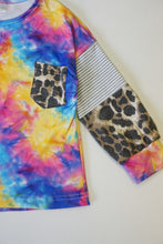 Load image into Gallery viewer, Tie Dye Leopard Long Sleeve
