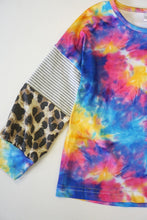 Load image into Gallery viewer, Tie Dye Leopard Long Sleeve
