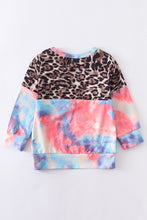 Load image into Gallery viewer, Tie Dye Sequins Leopard Top
