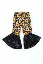 Load image into Gallery viewer, Leopard Sunflower Sequins Set
