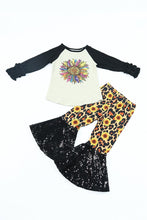 Load image into Gallery viewer, Leopard Sunflower Sequins Set
