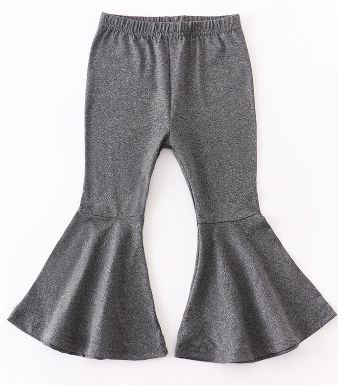 Dark Grey Bell Bottoms