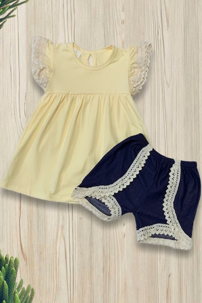 Flare Tunic w/lace Set