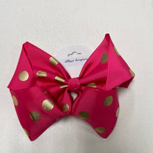 Load image into Gallery viewer, 8” Polka Dot Alligator Clip Bows
