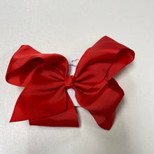 Load image into Gallery viewer, 8” Solid Alligator Clip Bows
