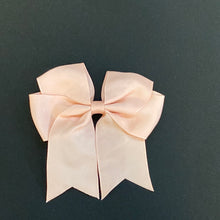 Load image into Gallery viewer, 4 1/2” Solid Ribbon Bow w/Scrunchie
