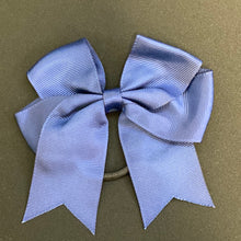 Load image into Gallery viewer, 4 1/2” Solid Ribbon Bow w/Scrunchie
