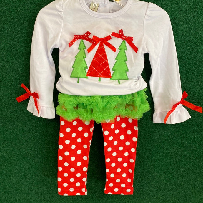 Christmas Tree Tutu Set