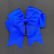 Load image into Gallery viewer, 4 1/2” Solid Ribbon Bow w/Scrunchie
