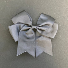 Load image into Gallery viewer, 4 1/2” Solid Ribbon Bow w/Scrunchie
