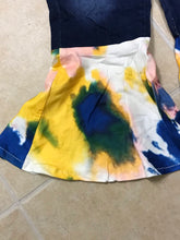 Load image into Gallery viewer, Tie Dye Bell Overalls Set
