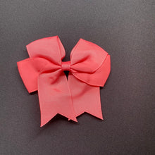 Load image into Gallery viewer, 4 1/2” Solid Ribbon Bow w/Scrunchie
