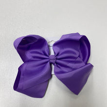 Load image into Gallery viewer, 8” Solid Alligator Clip Bows
