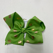 Load image into Gallery viewer, 8” Polka Dot Alligator Clip Bows
