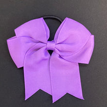 Load image into Gallery viewer, 4 1/2” Solid Ribbon Bow w/Scrunchie
