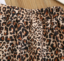 Load image into Gallery viewer, Heart Leopard Skirt Set
