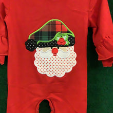 Load image into Gallery viewer, Santa Applique Romper
