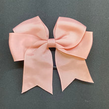 Load image into Gallery viewer, 4 1/2” Solid Ribbon Bow w/Scrunchie
