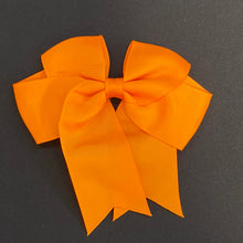 Load image into Gallery viewer, 4 1/2” Solid Ribbon Bow w/Scrunchie
