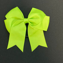 Load image into Gallery viewer, 4 1/2” Solid Ribbon Bow w/Scrunchie
