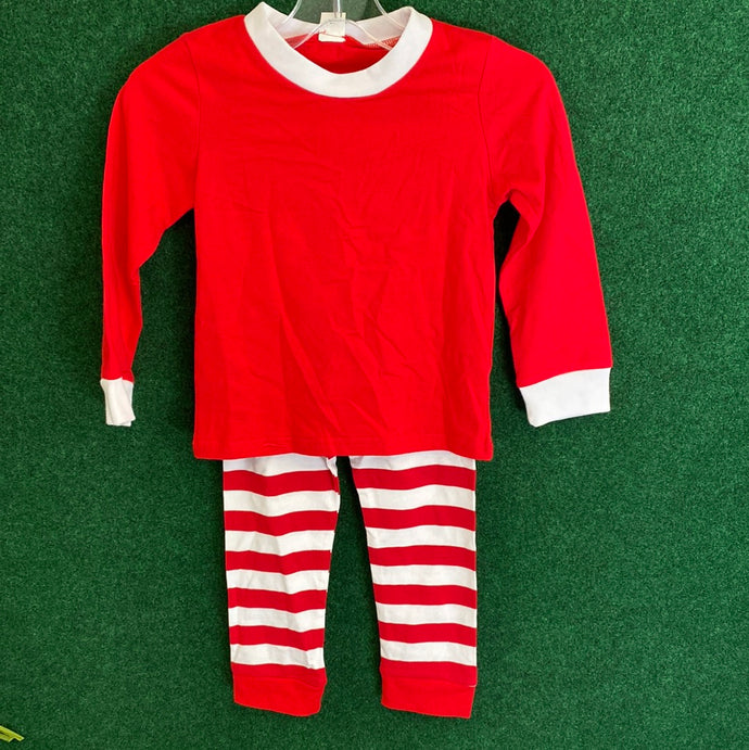 Stripe Christmas Pj Set